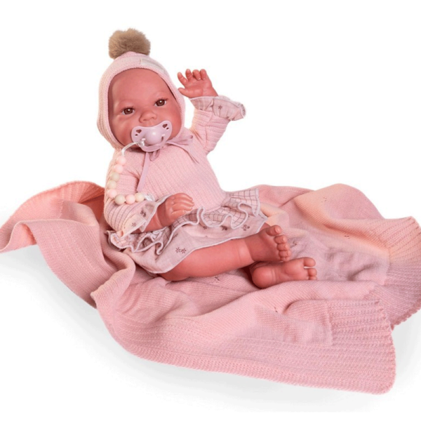 Boneca Reborn Nica c/ Manta 42cm Autobrinca Online