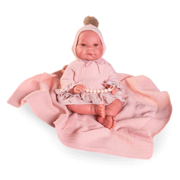 Boneca Reborn Nica c/ Manta 42cm Autobrinca Online