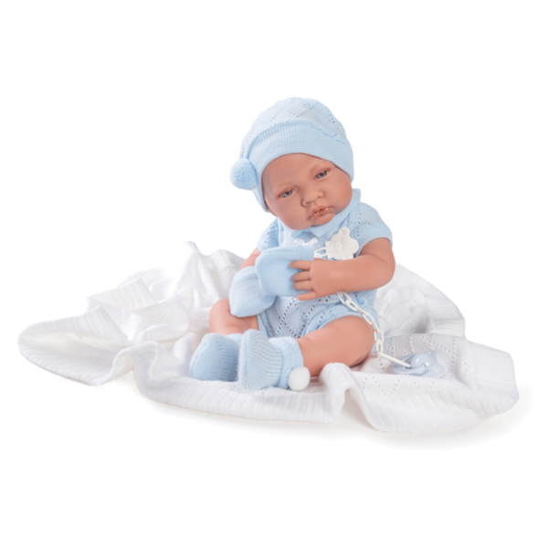 Boneco Recé-Nascido Vinil Lui c/ Manta 42cm Autobrinca Online