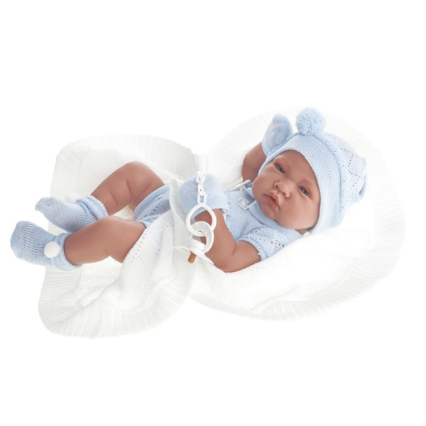 Boneco Recé-Nascido Vinil Lui c/ Manta 42cm Autobrinca Online