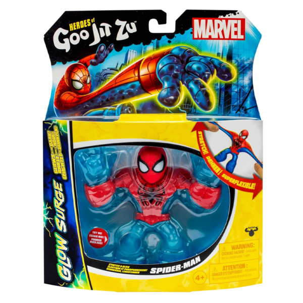Goo Jit Zu Marvel Glow Surge Spider-Man Autobrinca Online