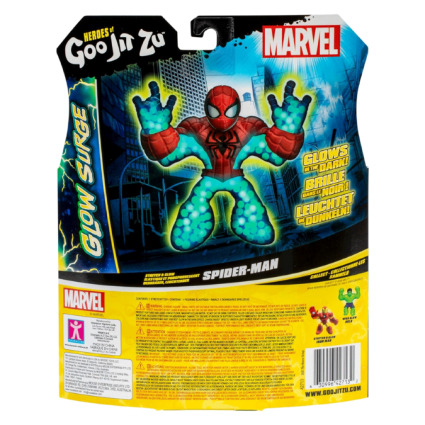 Goo Jit Zu Marvel Glow Surge Spider-Man Autobrinca Online