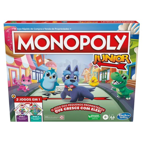 Jogo Monopoly Júnior 2 em 1 Autobrinca Online