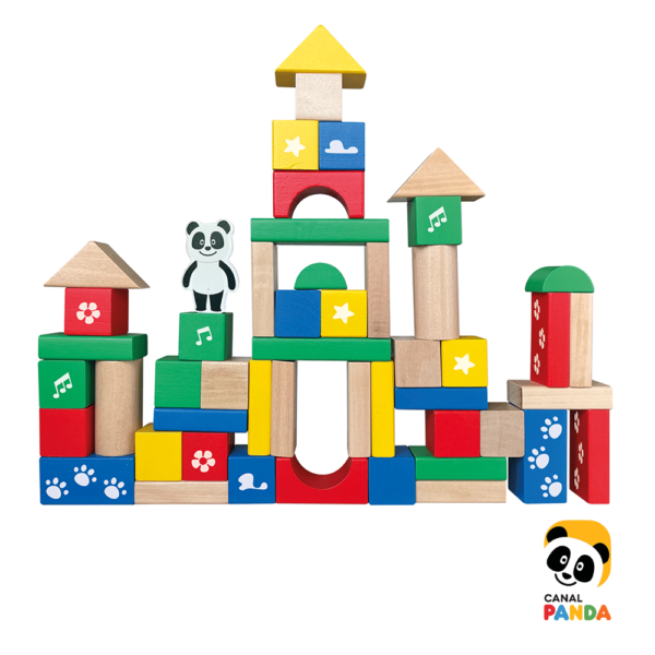 Panda – Blocos de Construção em Madeira Autobrinca Online