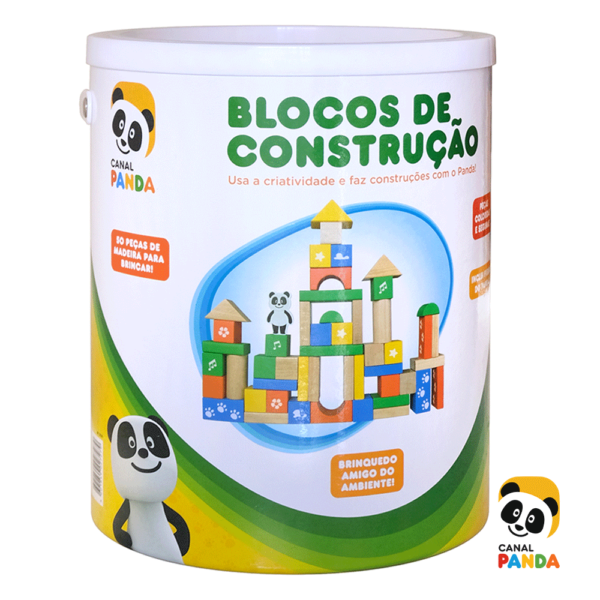 Panda – Blocos de Construção em Madeira Autobrinca Online