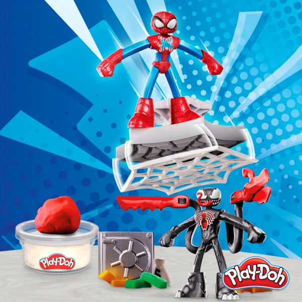 Play-Doh Marvel Batalha do Spider-Man Autobrinca Online