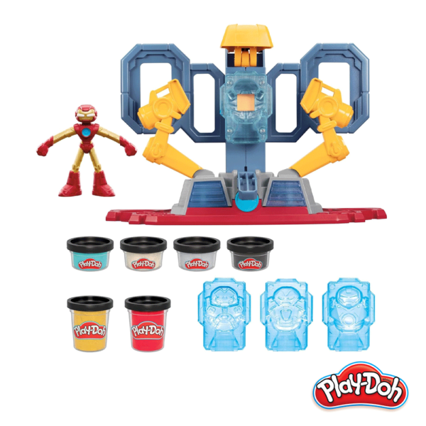 Play-Doh Marvel Iron Man Laboratório de Armaduras Autobrinca Online