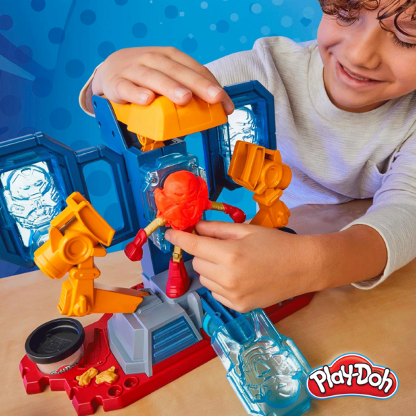 Play-Doh Marvel Iron Man Laboratório de Armaduras Autobrinca Online