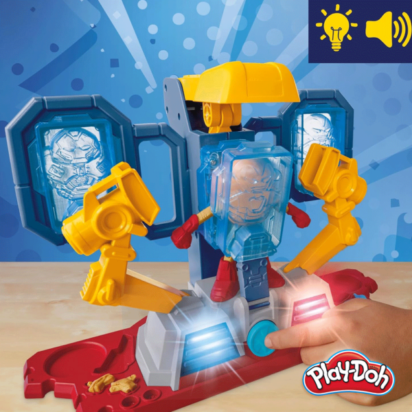 Play-Doh Marvel Iron Man Laboratório de Armaduras Autobrinca Online