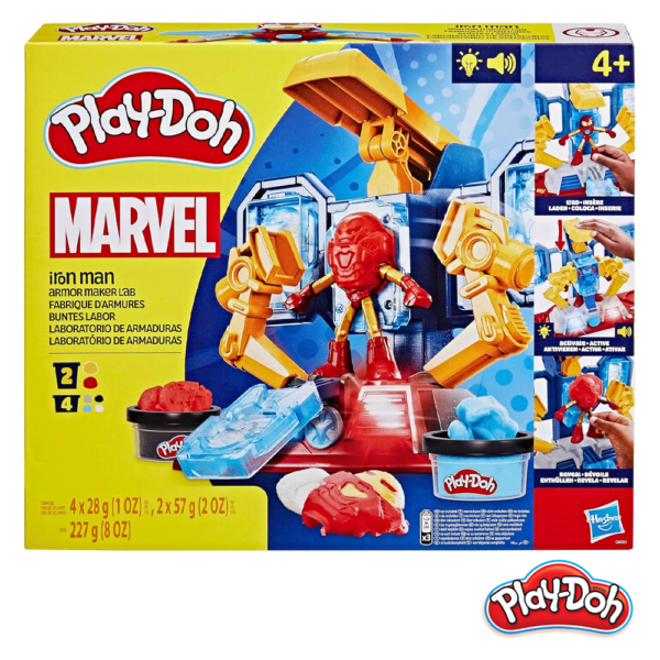 Play-Doh Marvel Iron Man Laboratório de Armaduras Autobrinca Online