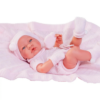 Bebé Recém-Nascida Vinil Lúa c/ Manta Rosa 42cm Autobrinca Online