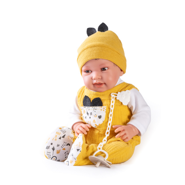 Bebé Recém-Nascida Pipo c/ Orelhitas de Amofada 42cm Autobrinca Online