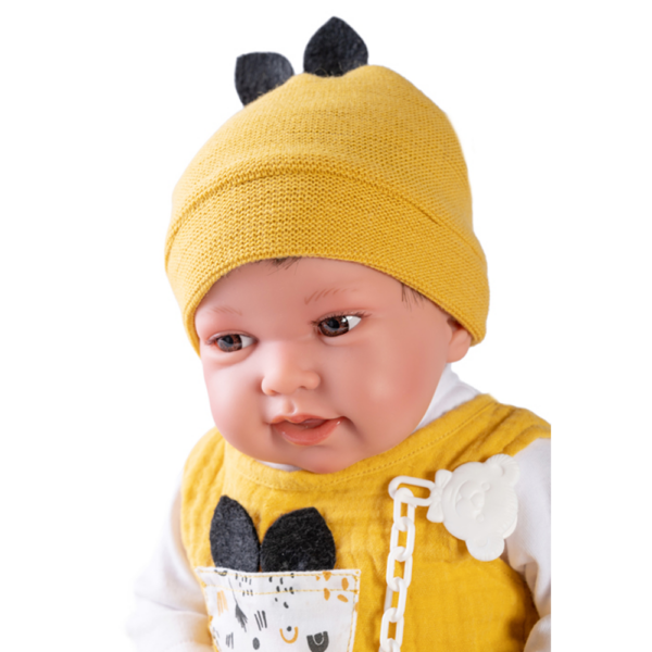 Bebé Recém-Nascida Pipo c/ Orelhitas de Amofada 42cm Autobrinca Online