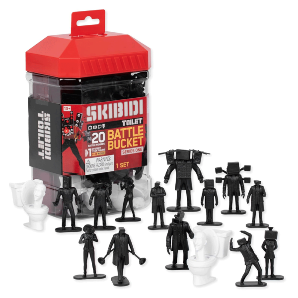 Skibidi WC Toilet Battle Bucket – Pack 20 Figuras Autobrinca Online