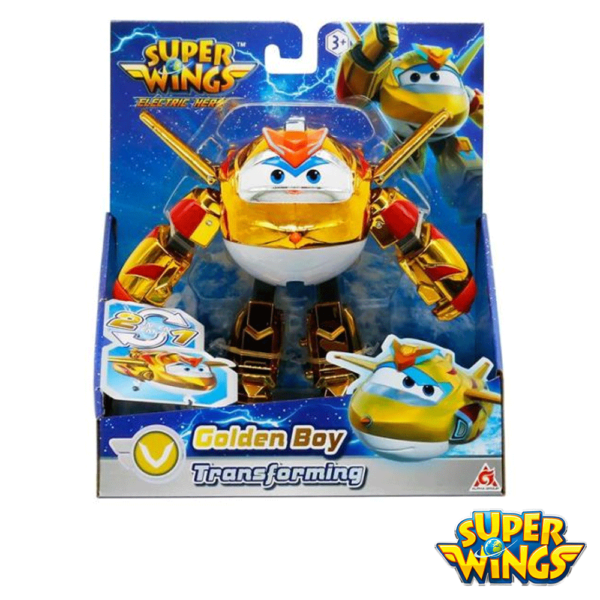 Super Wings – Veículo Deluxe Golden Boy Autobrinca Online