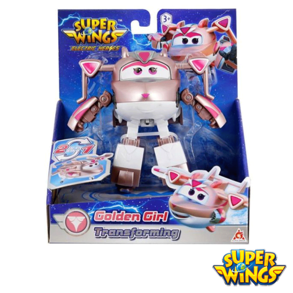 Super Wings – Veículo Deluxe Golden Girl Autobrinca Online