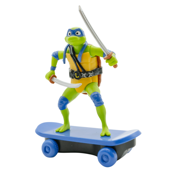 Tartarugas Ninja Figura Leonardo c/ Skate Autobrinca Online