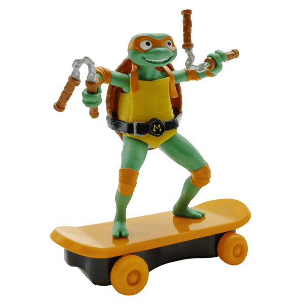 Tartarugas Ninja Figura Miguel Ângelo c/ Skate Autobrinca Online