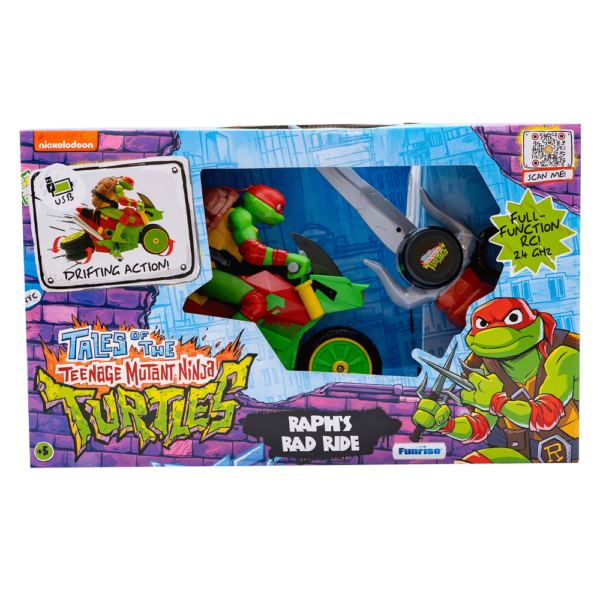 Tartarugas Ninja – Rafael Rad Ride Moto RC Autobrinca Online