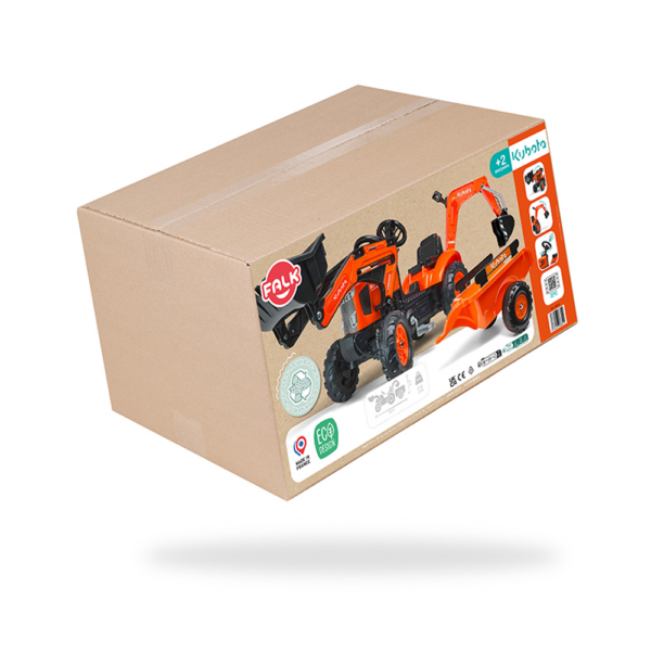 Trator Kubota M7171 + Reboque + Pá Frente + Pá Atrás Autobrinca Online