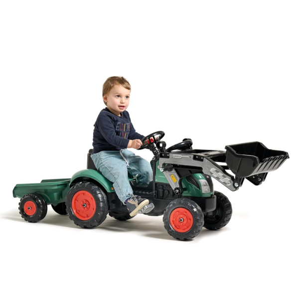 Trator Vintage Green Farm Lander c/ Reboque + Pá Autobrinca Online