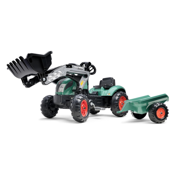 Trator Vintage Green Farm Lander c/ Reboque + Pá Autobrinca Online
