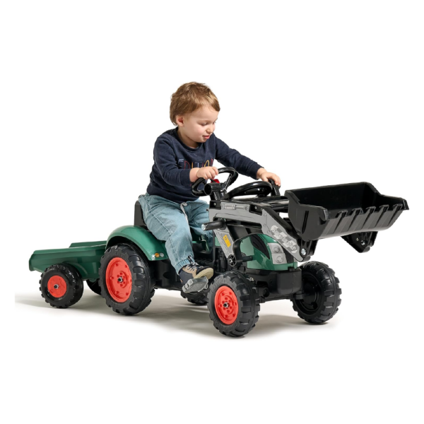 Trator Vintage Green Farm Lander c/ Reboque + Pá Autobrinca Online