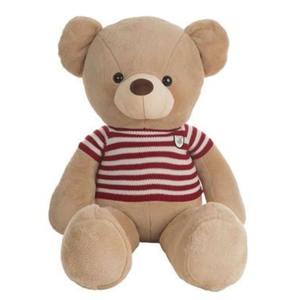 Urso Peluche Caramelo c/ Camisola Riscas 160cm Autobrinca Online