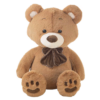 Urso Peluche c/ Laçarote Castanho Caramelo 120cm Autobrinca Online