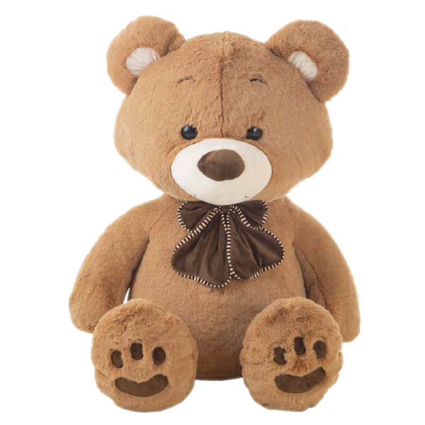 Urso Peluche c/ Laçarote Castanho Caramelo 120cm Autobrinca Online