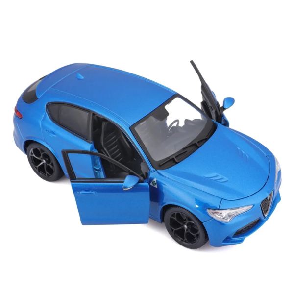 Alfa Romeo Stelvio Azul 1:24 Bburago Autobrinca Online