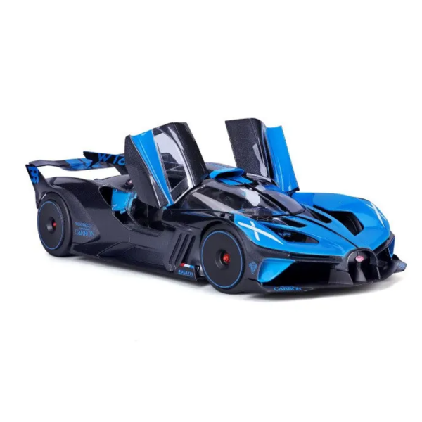Bugatti Bolide Azul e Preto 1:18 Bburago Autobrinca Online