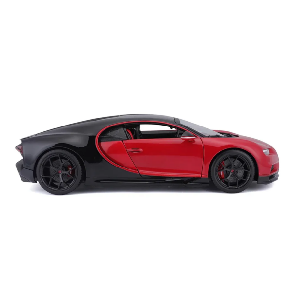Bugatti Chiron Sport Vermelho e Preto 1:18 Bburago Autobrinca Online
