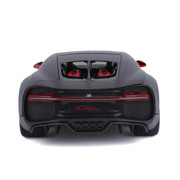 Bugatti Chiron Sport Vermelho e Preto 1:18 Bburago Autobrinca Online