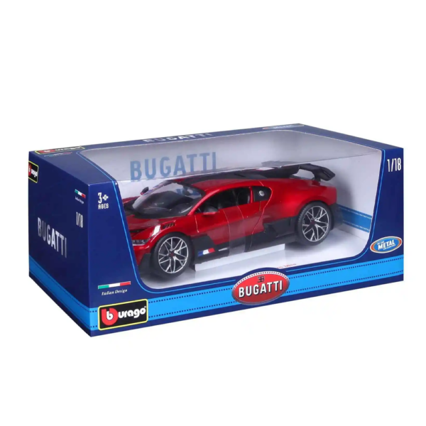 Bugatti Divo Vermelho e Preto 1:18 Bburago Autobrinca Online