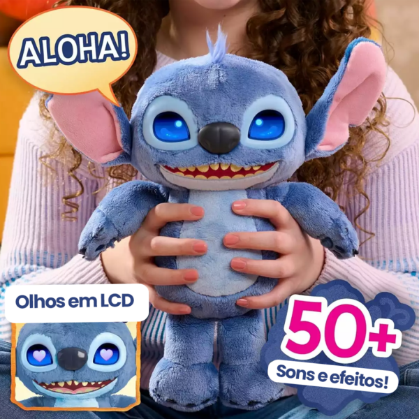 Disney Stitch Peluche Olhos Mágicos Many Moods 30cm Autobrinca Online