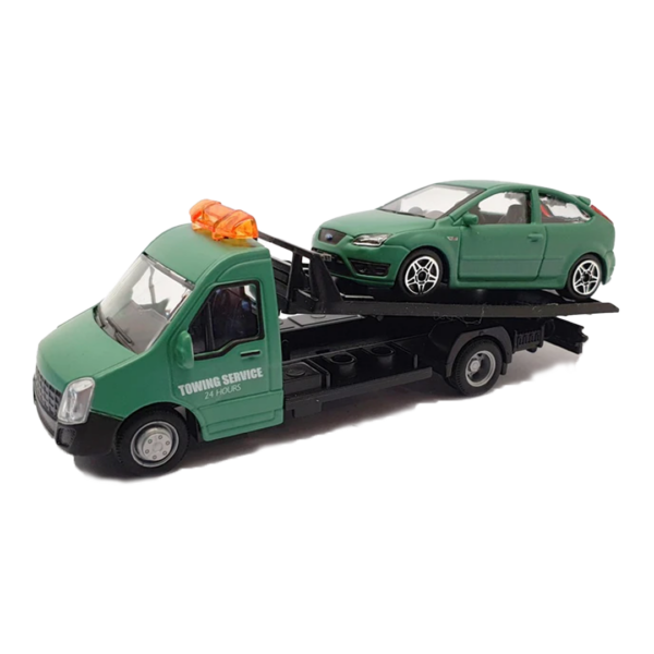 Ford Focus Verde com Reboque 1:43 Bburago Autobrinca Online