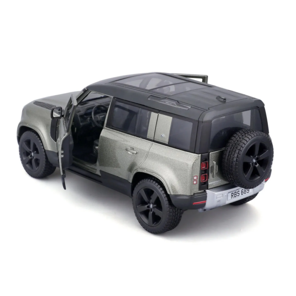 Land Rover Defender 110 (2022) Cinza 1:24 Bburago Autobrinca Online