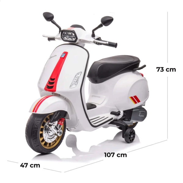 Moto Vespa Sprint Branca 12V Autobrinca Online