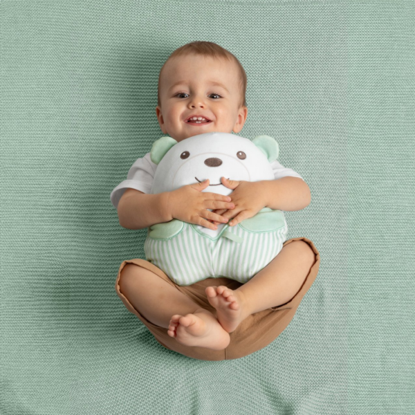 Peluche Chicco Ursinho Meditação Neutro Autobrinca Online