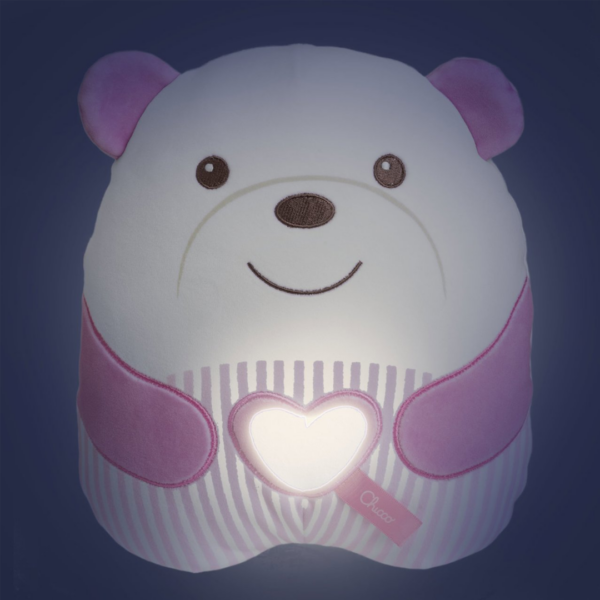 Peluche Chicco Ursinho Meditação Rosa Autobrinca Online