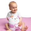 Peluche Chicco Ursinho Meditação Rosa Autobrinca Online