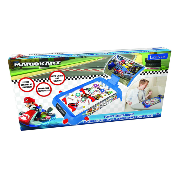Pinball Eletrônico Mario Kart c/ Luzes e Sons Autobrinca Online