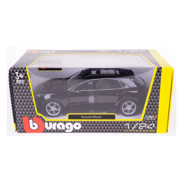 Porsche Macan Preto 1:24 Bburago Autobrinca Online