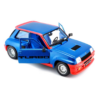 Renault R5 Turbo Azul e Vermelho 1:24 Bburago Autobrinca Online