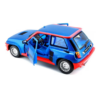 Renault R5 Turbo Azul e Vermelho 1:24 Bburago Autobrinca Online