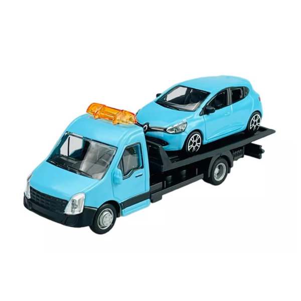 Renaut Clio Azul com Reboque 1:43 Bburago Autobrinca Online