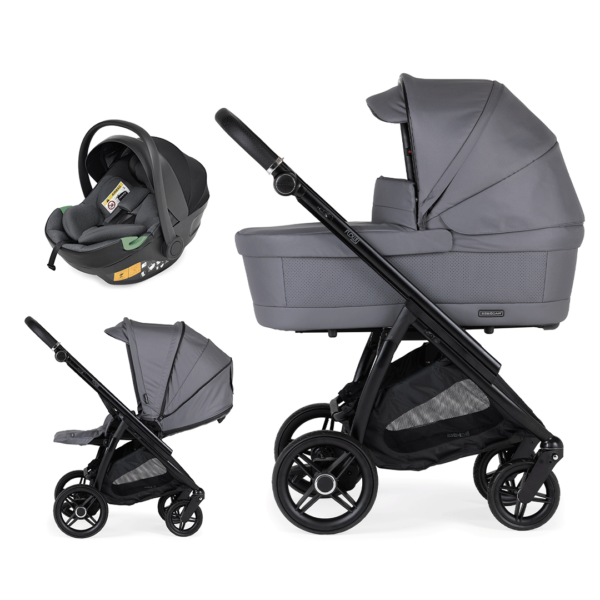 Trio Bébécar Soft Flowy KO431 c/ Cadeira Auto Nana e Chassi Preto Mate Autobrinca Online