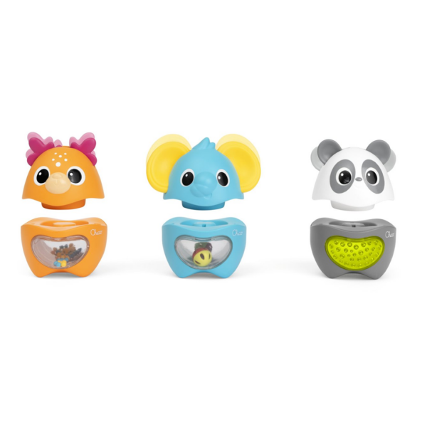 Conjunto 3 Animais Encaixáveis Chicco Autobrinca Online