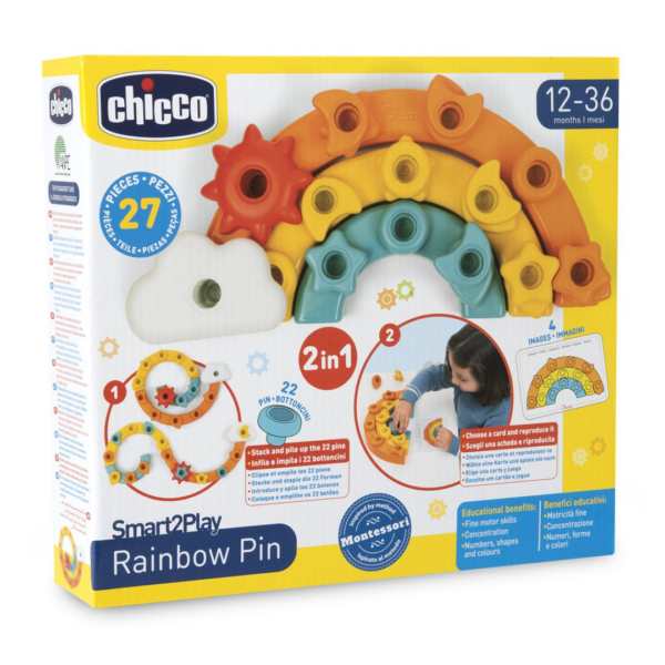 Arco-íris 2 em 1 Smart2Play Chicco Autobrinca Online